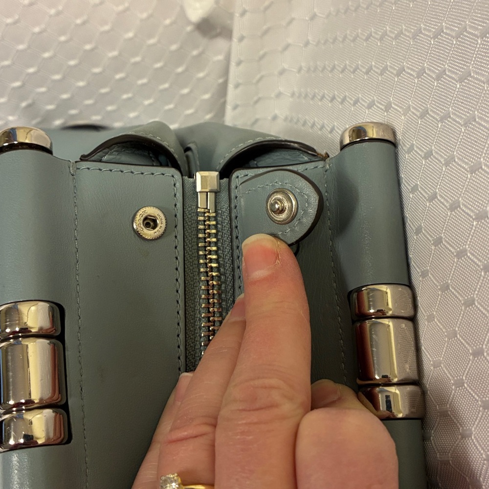 Coach Grace Satchel in Cornflower EUC Price NEW PRICE!! - Picture 7 of 16